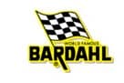 Logo Bardahl World Famous - Additifs et Lubrifiants Auto Logo Bardahl World Famous avec drapeau Ă damier noir et blanc, symbole de lubrifiants et performance automobile.